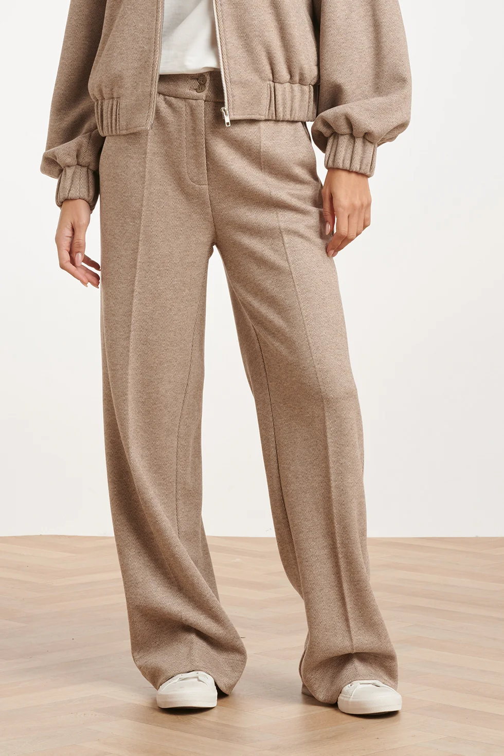 Pantalón ancho de espiguilla - Imagen 2