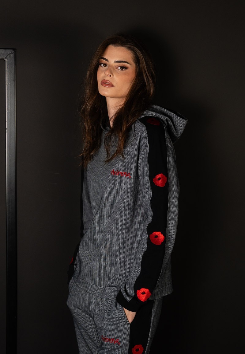 Sudadera espiguilla Amapolas - Imagen 2