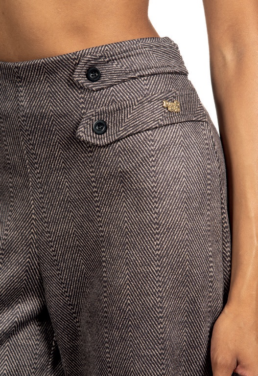 Pantalón espiguilla 331 con botones en cintura - Imagen 2