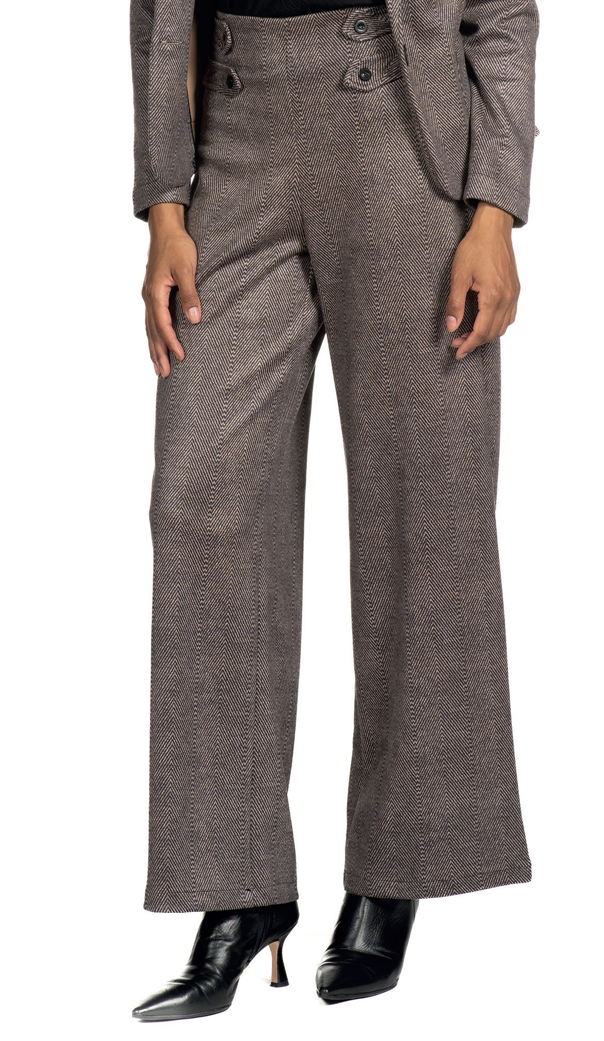 Pantalón espiguilla 331 con botones en cintura
